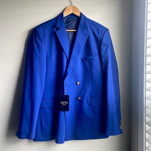 Royal Blue Double breast blazer